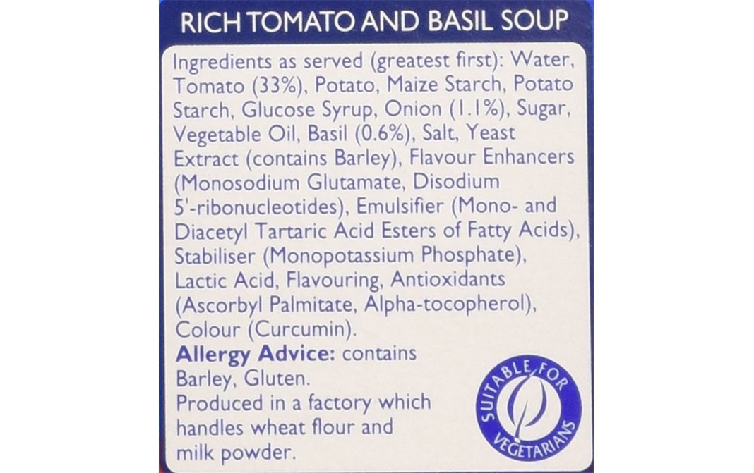 Batchelors Cup a Soup Tomato & Basil   Box  104 grams